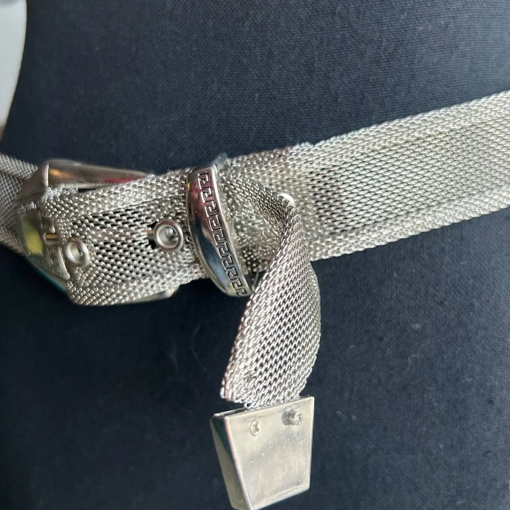 Vintage Versace silver belt
